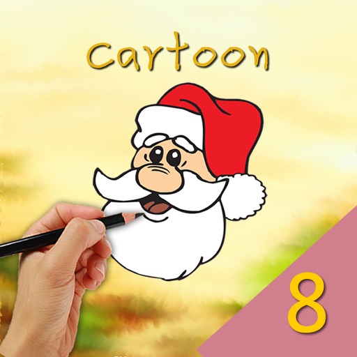 Draw a Cartoon 8 —  Christmas icon