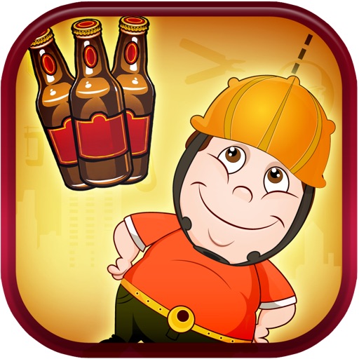 Fatty Boy Beer Bottle Bonanza - Construction Site Puzzle Arcade Game FULL By Animal Clown