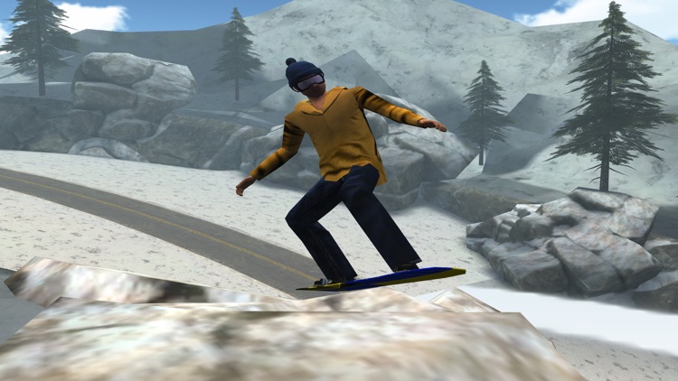 3D Snowboard Racing - eXtreme Snowboarding Crazy Race Games screenshot-4