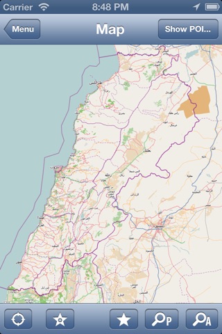 Lebanon Offline Map - PLACE STARS screenshot 2