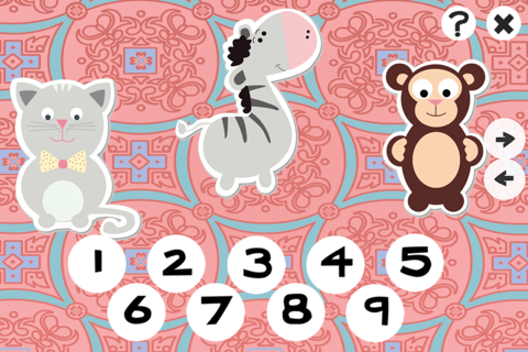 123 Count-ing Baby & Kids Game-s Gratis: Fun Play-ing & Learn-ing Math App! My Babies First Number-s & Little Animal-s screenshot 2
