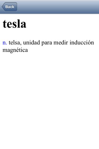 Offline Spanish English Dictionary Translator for Tourists, Language Learners and Students screenshot 3