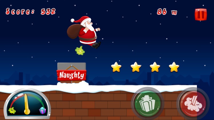 Santas Rooftop Run screenshot-4