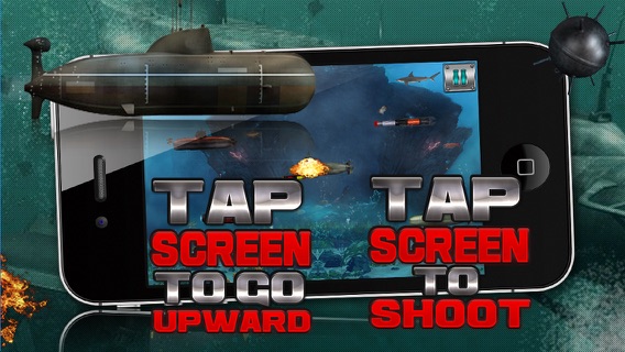 PRO怒っバトル潜水艦 - 戦争の潜水艦ゲーム！のおすすめ画像2