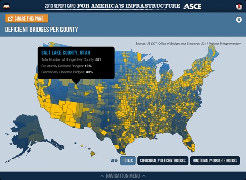 2013 Report Card for America's Infrastructure screenshot 4