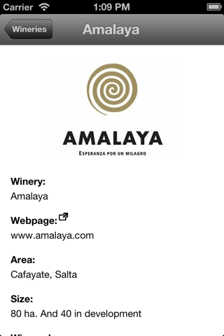 WINE-LIST.ME/ARG screenshot 2