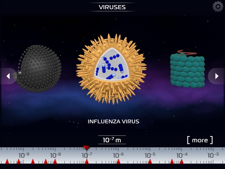 Science - Microcosm 3D HD : Bacteria, viruses, atoms, molecules and particles