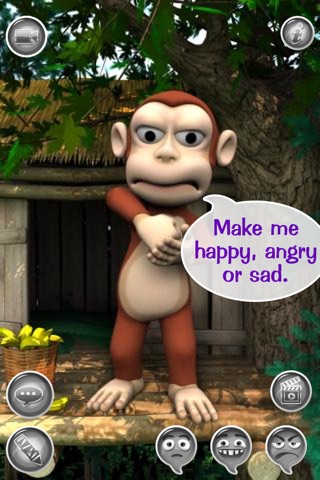 My Talky Mack FREE: The Talking Monkey - Text, Talk And Play With A Funny Animal Friend screenshot 3