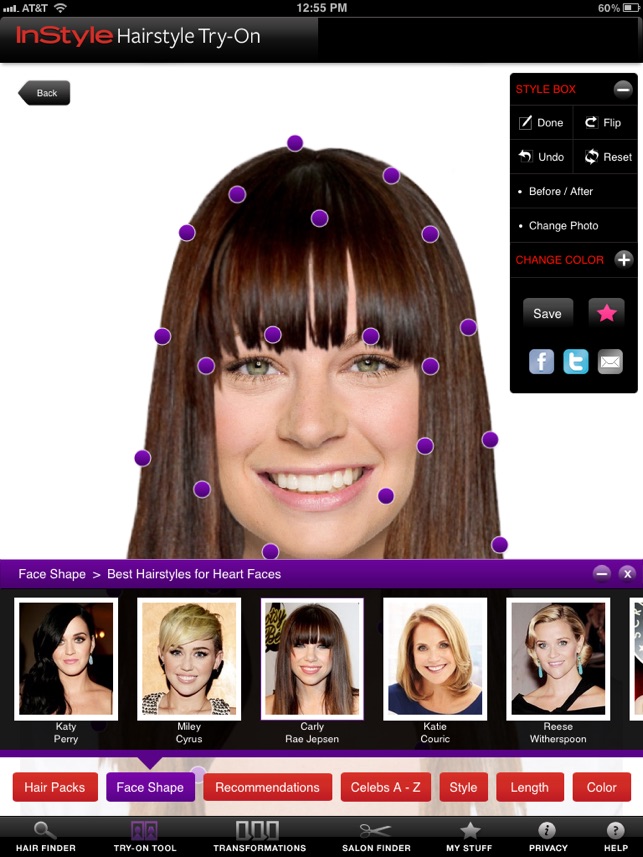 App of the Week InStyle Hairstyle TryOn  YALSA Blog