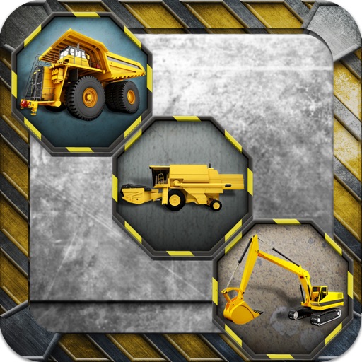 A Construction Zone Truck Match Game - Full Version