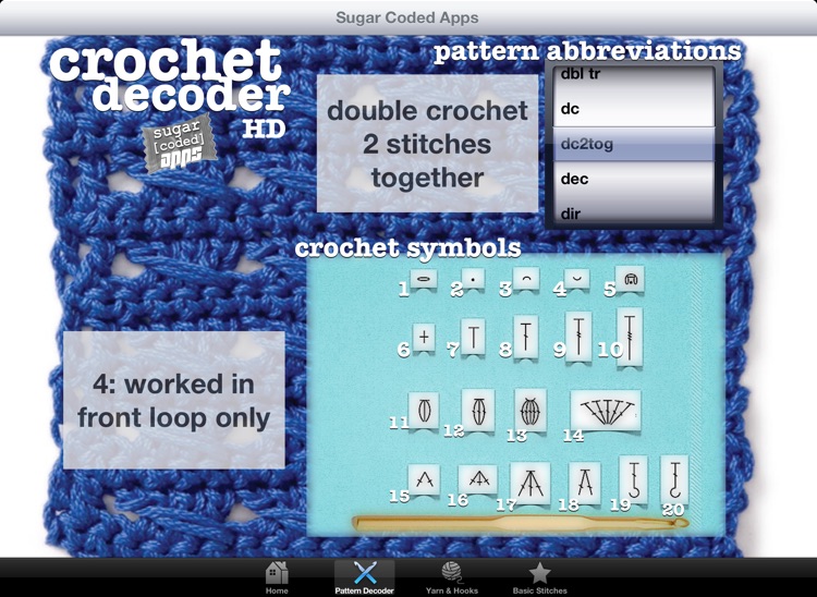 Crochet Decoder HD screenshot-3