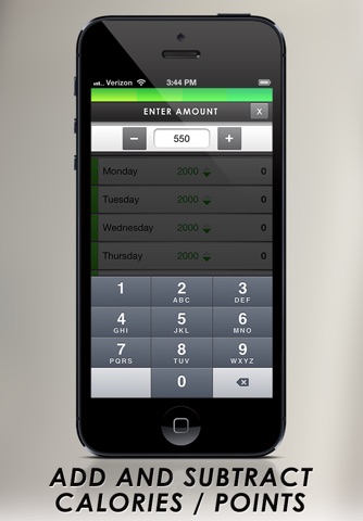 Simple Calorie & Point Counter screenshot 3