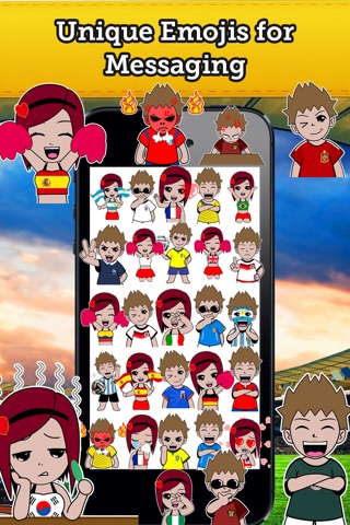 Emoji Mexico Soccer Fan Free screenshot 2