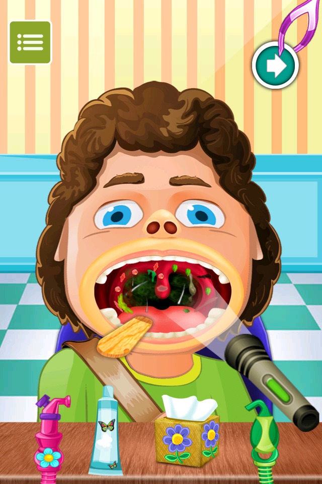 Crazy kids Throat Doctor - free kids doctor games screenshot 3