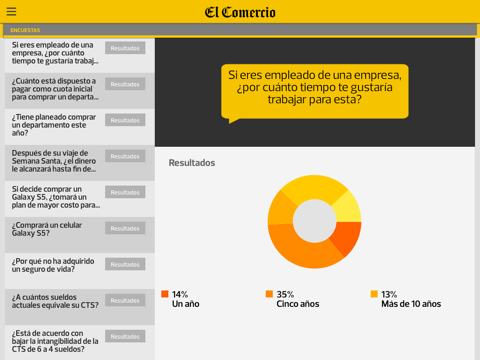 El Comercio Perú para iPad screenshot 3