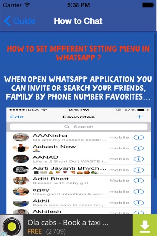 Guide for Whatsapp Free screenshot 3
