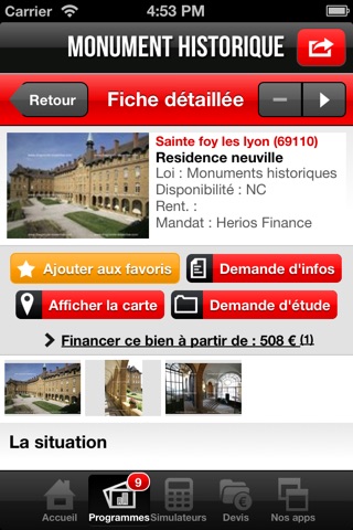 Monument Historique screenshot 2