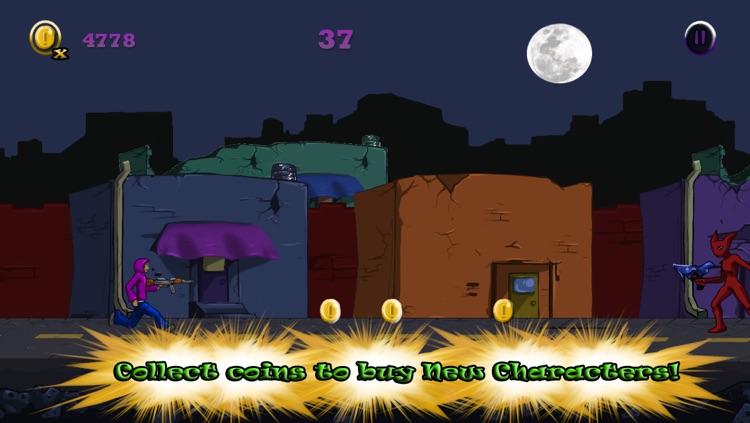 Gangsters vs Aliens - Free Cool Shooting Runner Game