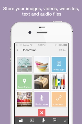 ClipUp - Collect & Organize Ideas screenshot 2