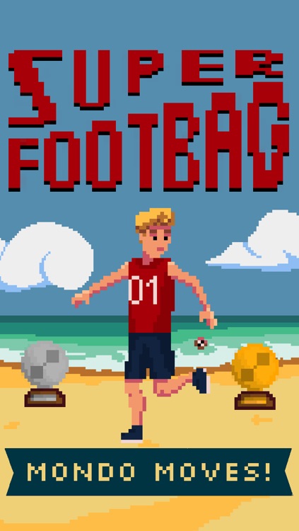 Super Footbag - World Champion 8 Bit Hacky Ball Juggling Sports Game