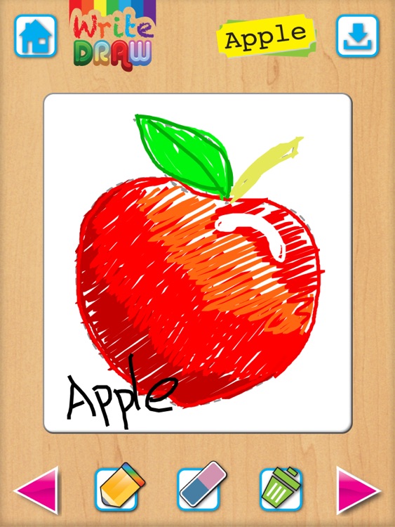 Write Draw Free for iPad - Learning Writing, Drawing, Fill Color & Words