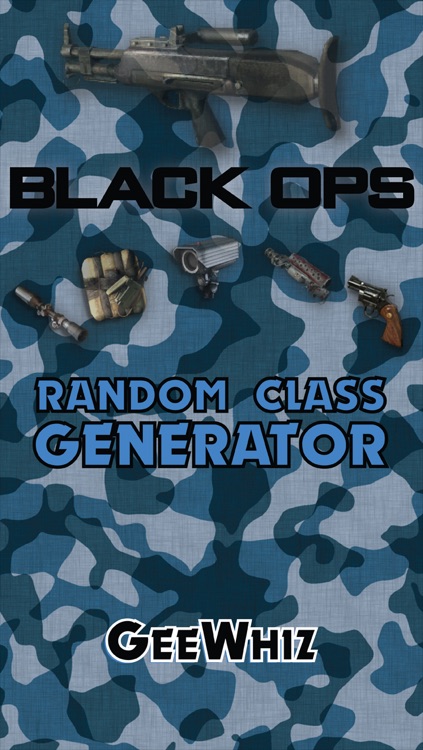 Black Ops Class Generator