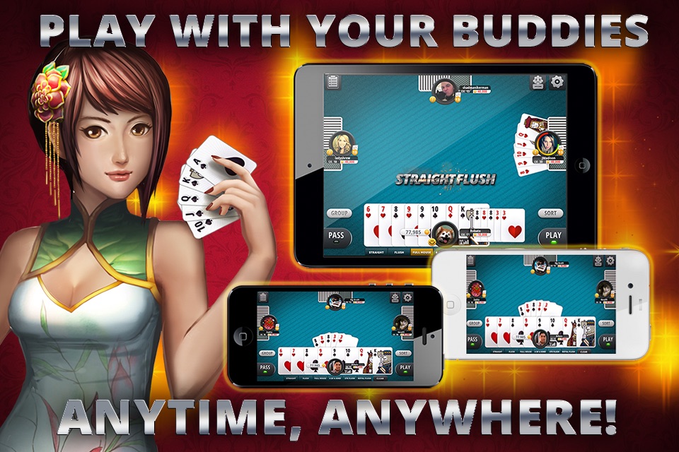 Asian Poker - Big Two screenshot 3