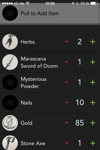 RPG Inventory screenshot 2