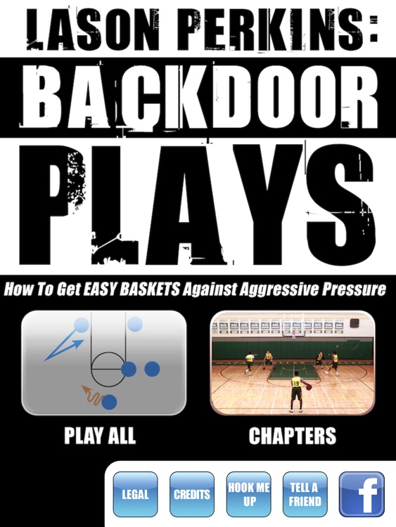 Backdoor Plays: Scoring Playbook - with Coach Lason Perkins - Full Court Basketball Training Instruction - XL