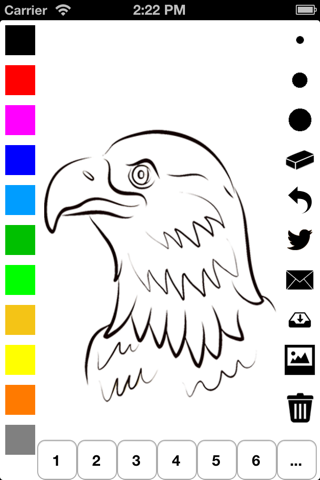 Independence Day Coloring Book for Children: Learn to draw and color icons of the United States of America screenshot 3