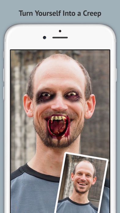 How to cancel & delete Creepy Booth - Manipulate your friends face into a terrifying monstrosity from iphone & ipad 2