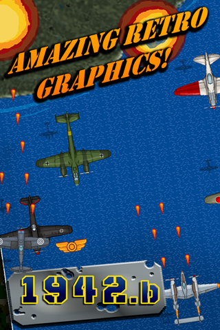 1942 מלחמת העולם השנייה - משחק יריות קרבות מטוסים screenshot 2