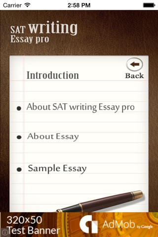 SAT Writing Essay Pro screenshot 2