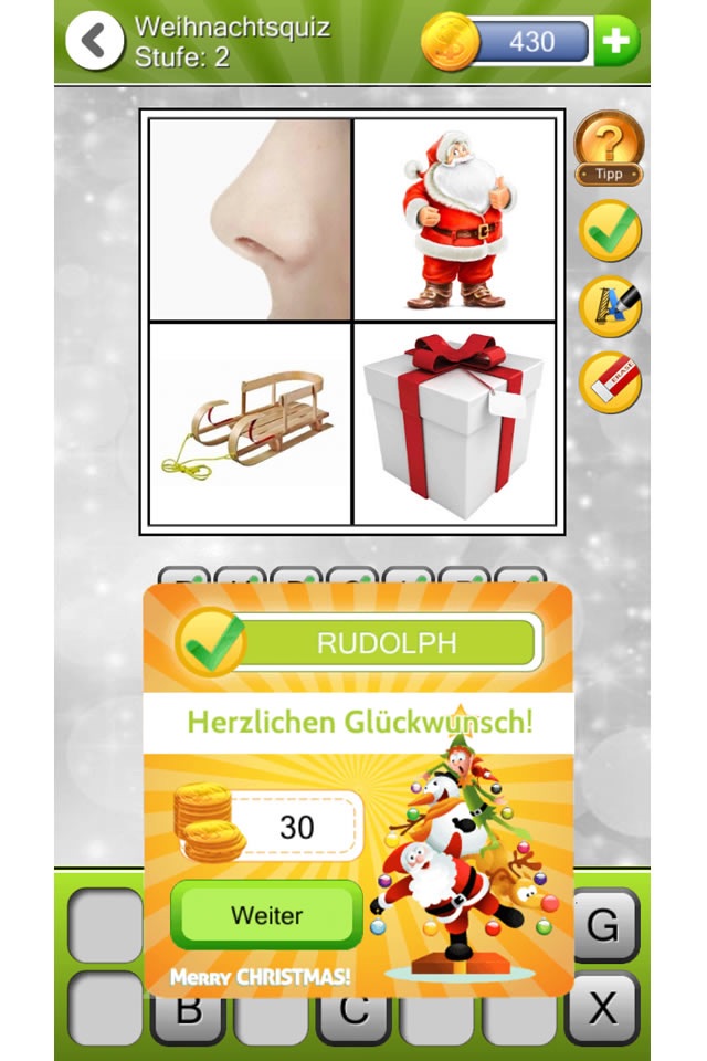 Christmas Quiz (4 Pics 1 Word) screenshot 3