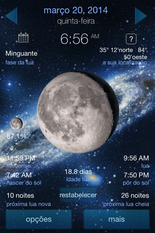 Lunar Phase calendar for the moon screenshot 3