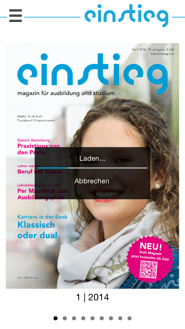 How to cancel & delete Einstieg – das Magazin für Studium, Ausbildung, Berufe und Bewerbung from iphone & ipad 2