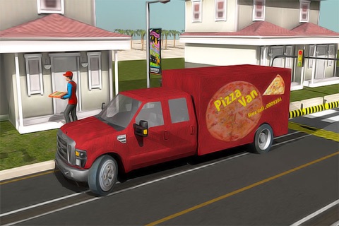 City Pizza Delivery Van Simulator 3D screenshot 3