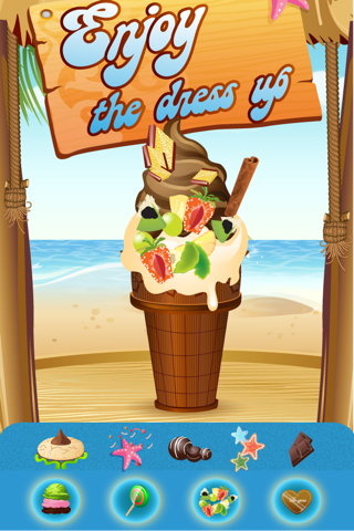 My Frozen Ice Cream Sundae Maker - The Virtual Candy Cone Sugar Pop Cotton Party Shop Game screenshot 4