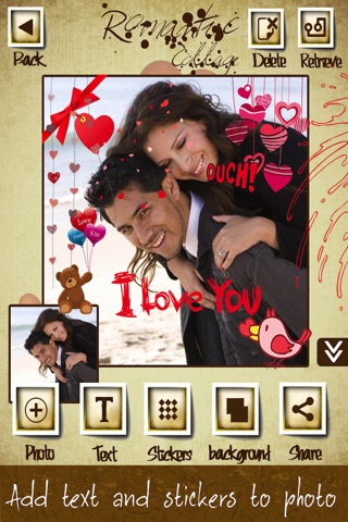 Romantic Photo Collage screenshot 3