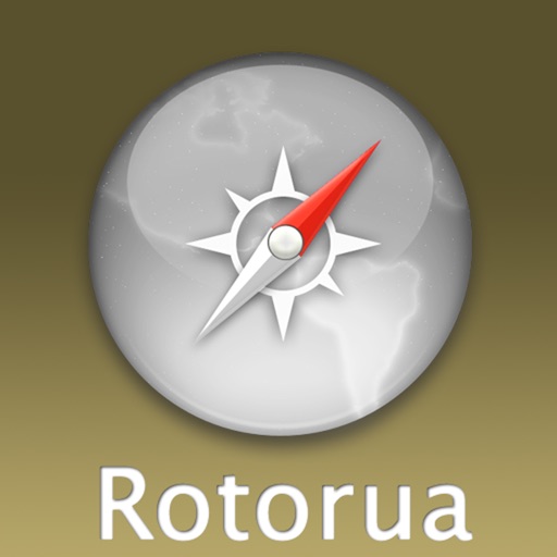 Rotorua Travel Map (New Zealand) icon