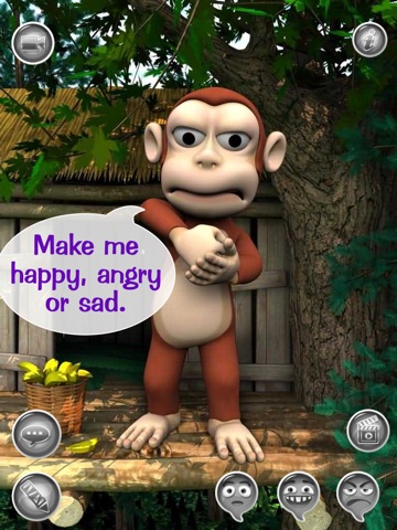 My Talky Mack HD FREE: The Talking Monkey - Text, Talk And Play With A Funny Animal Friend screenshot 3