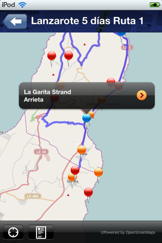 Offline Maps&Routes Lanzarote screenshot 2