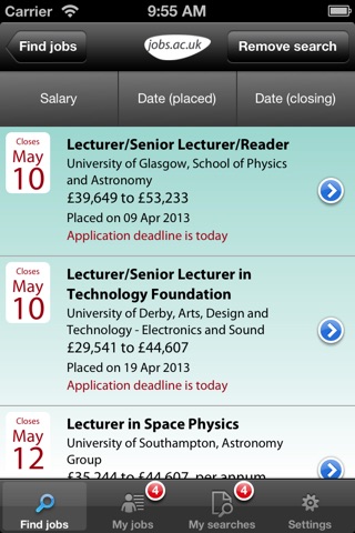 jobs.ac.uk Jobs screenshot 3