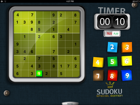 SUDOKU SE HD Full FREE (with ADs) screenshot 4