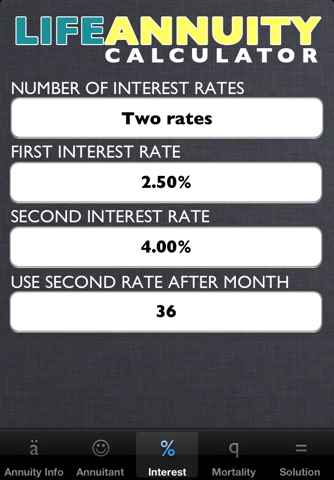 Life Annuity Calculator screenshot 3