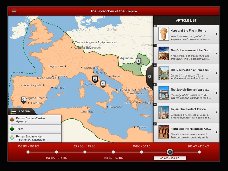 TIMEMAPS History of Ancient Rome - Historical Atlas screenshot-4