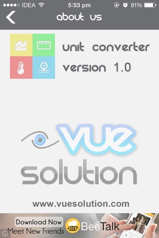 Unit Converter Vue screenshot 4