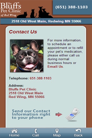 Bluffs Pet Clinic screenshot 2