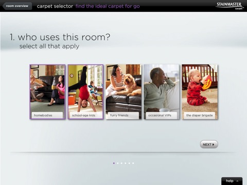 STAINMASTER® Carpet SHOWRoom for iPad screenshot 2