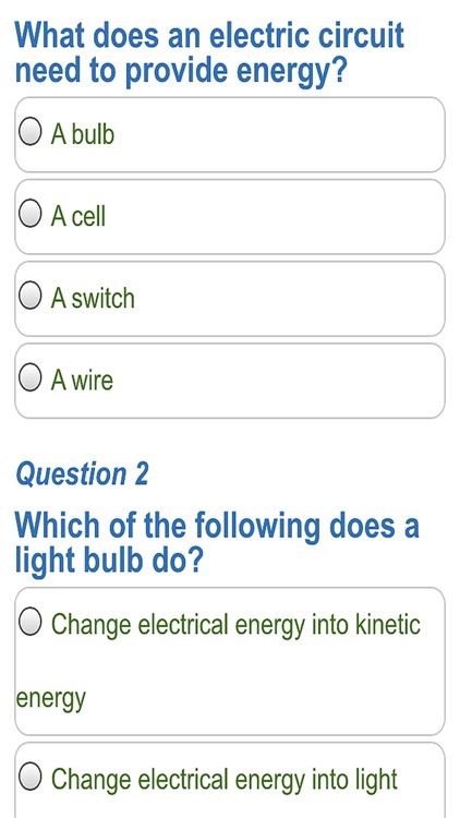 KS3 Science Revison Quiz From Education Quizzes screenshot-3